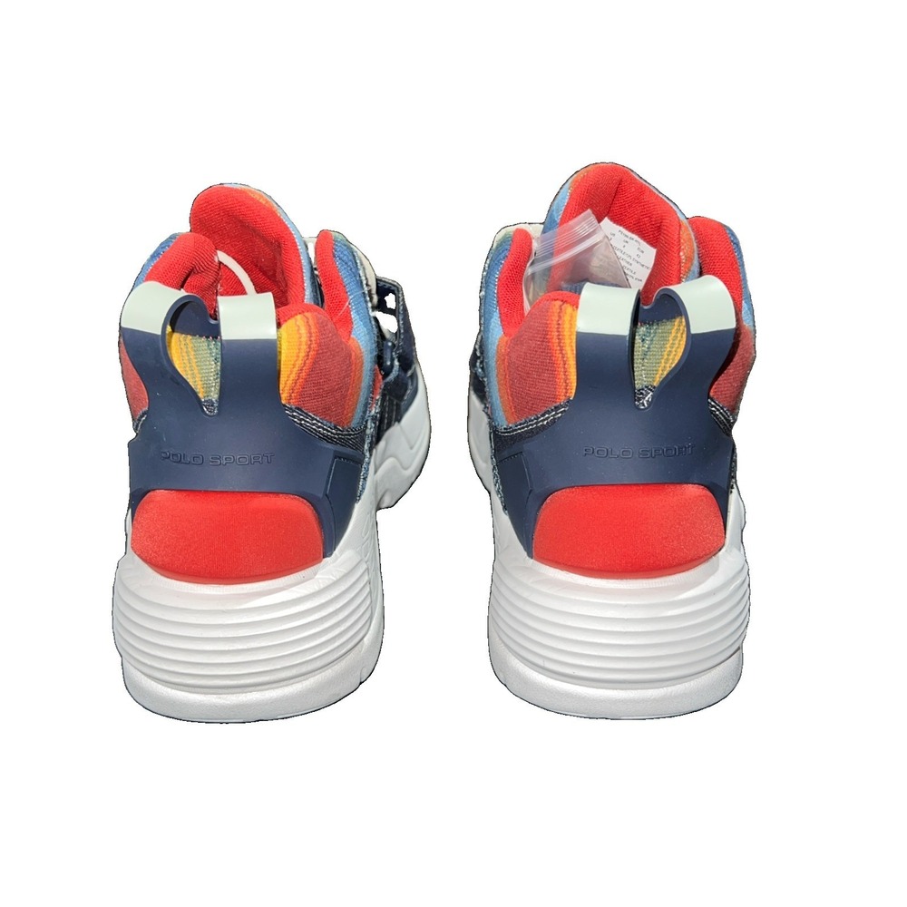 25N30/ POLO RALPH LAUREN PS100 HIGH TOP TRAINERS Size 9 - Picture 4 of 7